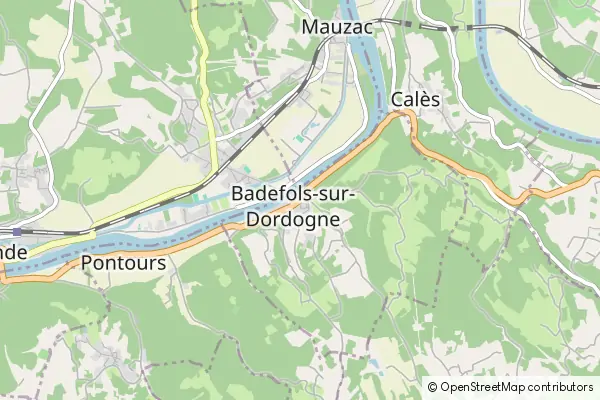 Mapa Badefols-sur-Dordogne