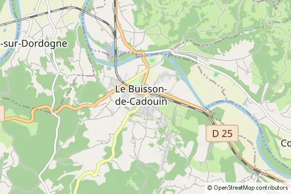 Mapa Le Buisson-de-Cadouin