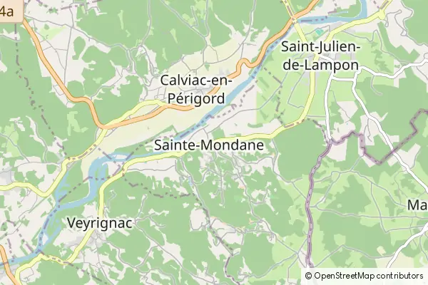 Mapa Sainte Mondane