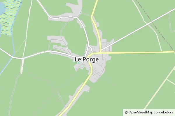 Mapa Le Porge