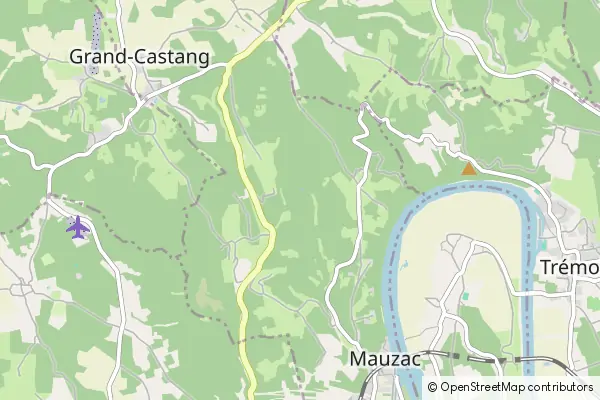 Mapa Mauzac