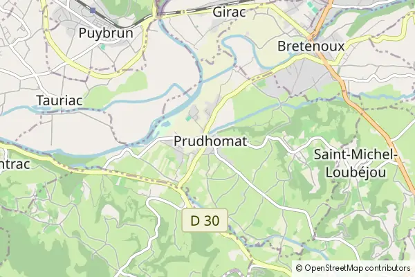 Mapa Prudhomat