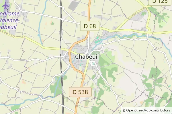 Mapa Chabeuil