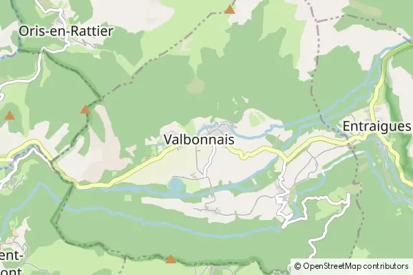 Mapa Valbonnais