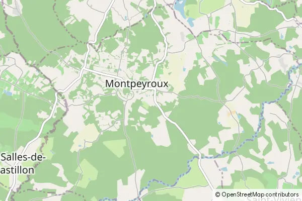 Mapa Montpeyroux