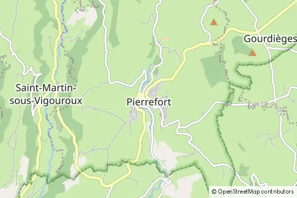 Mapa Pierrefort