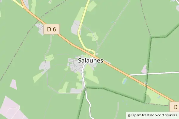 Mapa Salaunes