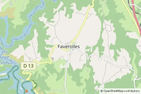 Mapa Faverolles