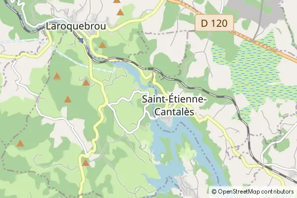 Mapa Saint-Gérons