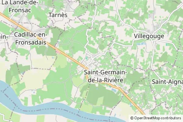 Mapa Lugon-et-l'Île-du-Carnay