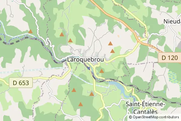 Mapa Laroquebrou