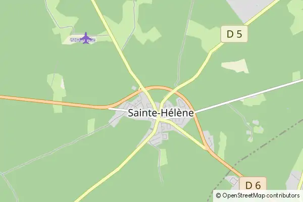 Mapa Sainte-Hélène