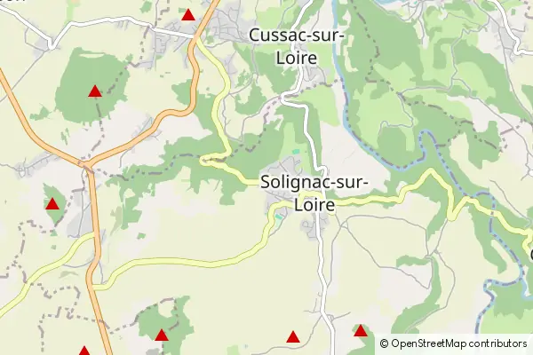 Mapa Solignac-sur-Loire