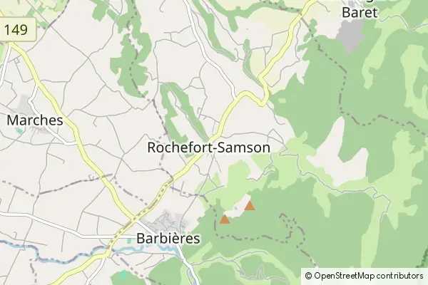 Mapa Rochefort-Samson