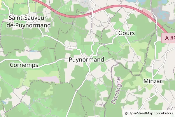 Mapa Puynormand