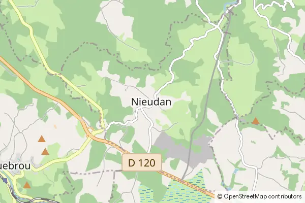 Mapa Nieudan