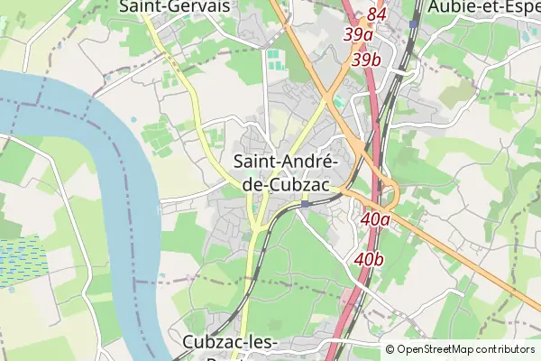 Mapa Saint-André-de-Cubzac