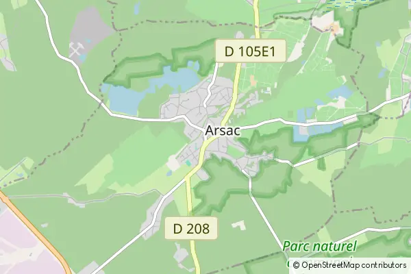 Mapa Arsac