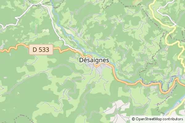 Mapa Désaignes