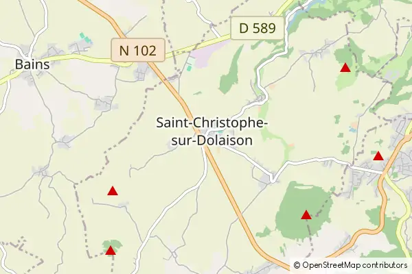 Mapa Saint-Christophe-sur-Dolaison