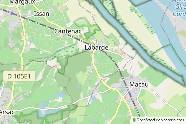 Mapa Labarde