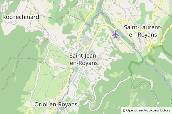 Mapa Saint-Jean-en-Royans