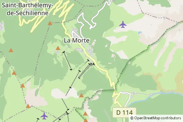 Mapa Alpe du Grand-Serre