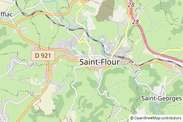 Mapa Saint-Flour