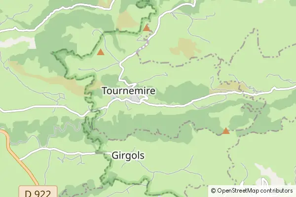 Mapa Tournemire