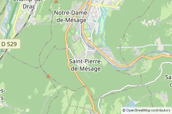 Mapa Saint-Pierre-de-Mésage