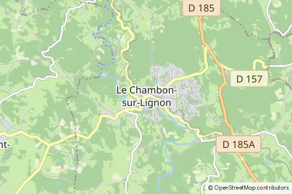 Mapa Le Chambon-sur-Lignon