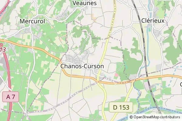 Mapa Chanos-Curson