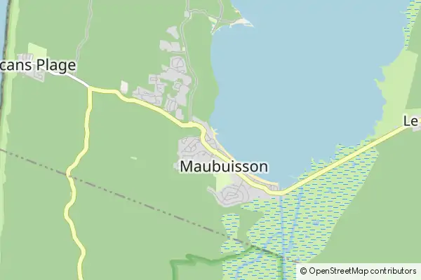 Mapa Maubuisson