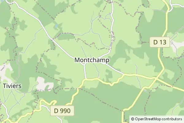 Mapa Montchamp