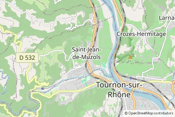 Mapa Saint-Jean-de-Muzols