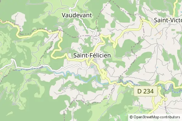 Mapa Saint-Félicien