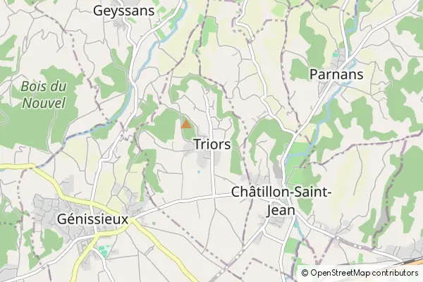 Mapa Triors