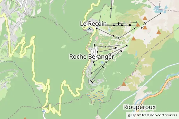 Mapa Chamrousse