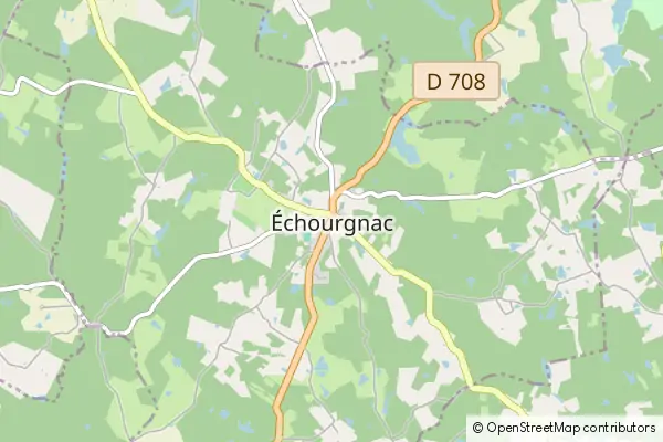 Mapa Échourgnac