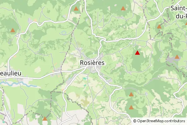 Mapa Rosières