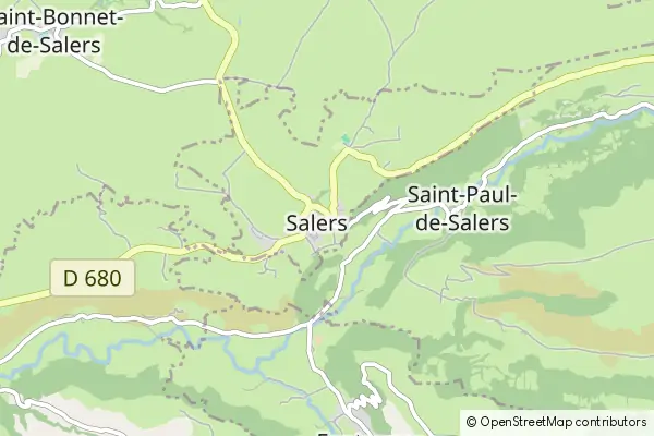 Mapa Salers