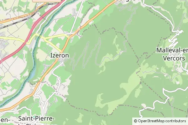 Mapa Izeron