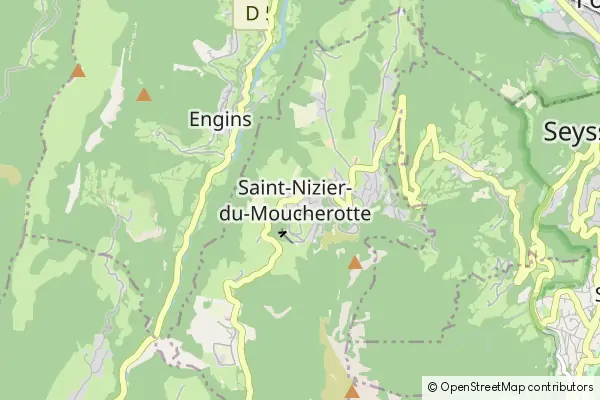 Mapa Saint-Nizier-du-Moucherotte