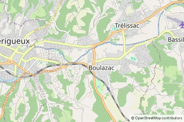 Mapa Boulazac