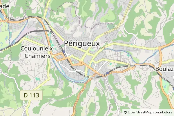 Mapa Périgueux