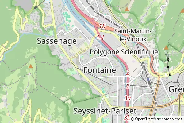 Mapa Fontaine