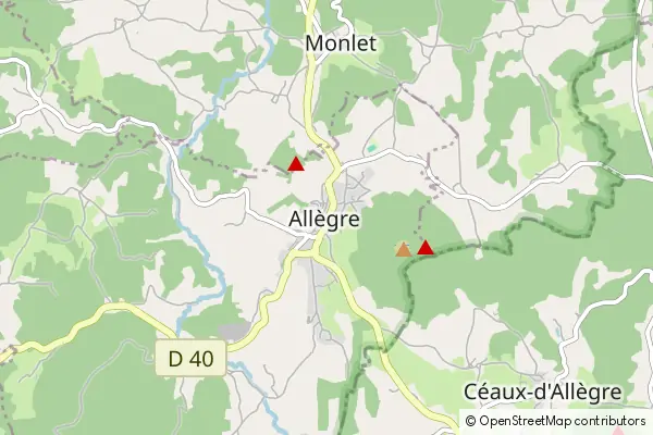 Mapa Allègre