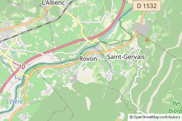 Mapa Rovon