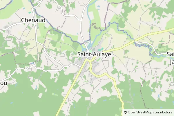 Mapa Saint-Aulaye