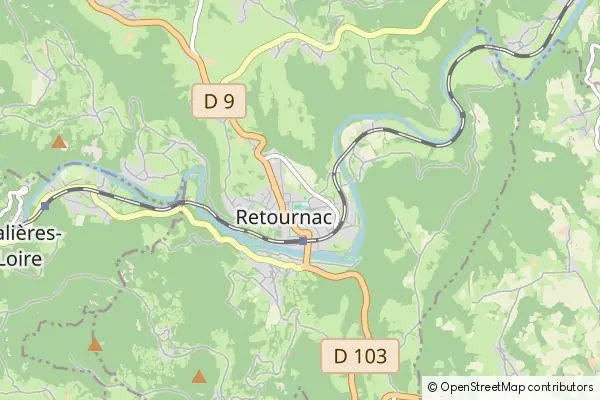 Mapa Retournac